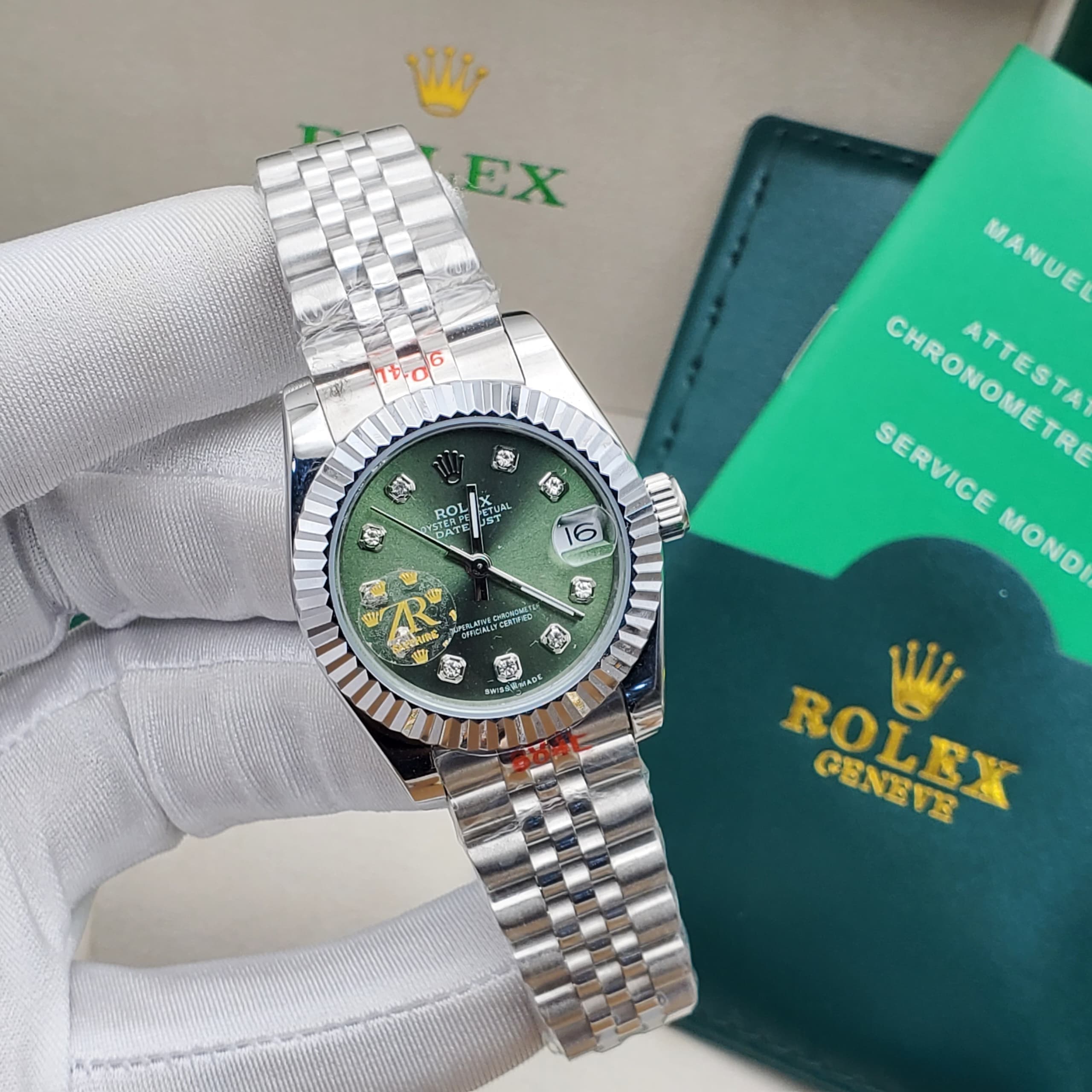 Rolex Datejust Green Diamond