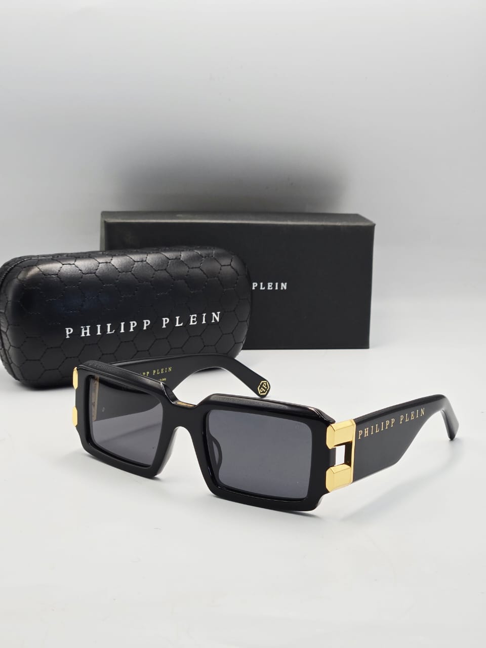 HIGH QUALITY PHILIPP PLEIN SUNGLASSES Gold