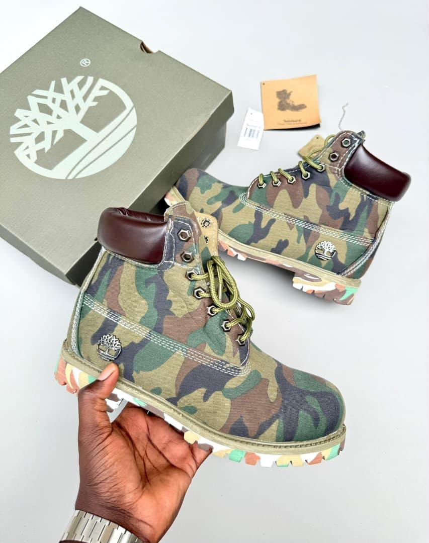 Timberland 6-inch Boot - Camo Green - Image 3