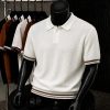 Waffle Polo - Taupe White