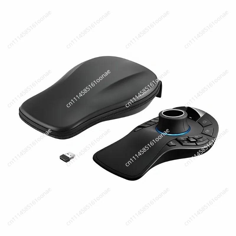 Type-C Photoelectric 2.4GHz Bluetooth Wireless Trackball Modeling 3d Mouse - Image 3