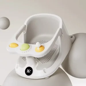Bathtub Seats for Baby 6 -18 Months Provides Backrest Support Bathtub with Temperature Display for Sit-Up Bathing 15UB