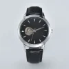 Men's Business Automatic Mechanical Watch: Three-Hand, Date Display, Roman Numerals, Skeleton Design, Vintage-Inspired Luxury Wa