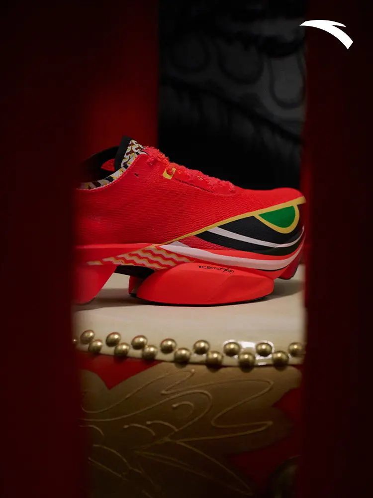 ANTA C10 PRO 2ST RED XINGSHI PEISE Men's professional marathon carbon plate running shoes - Image 3