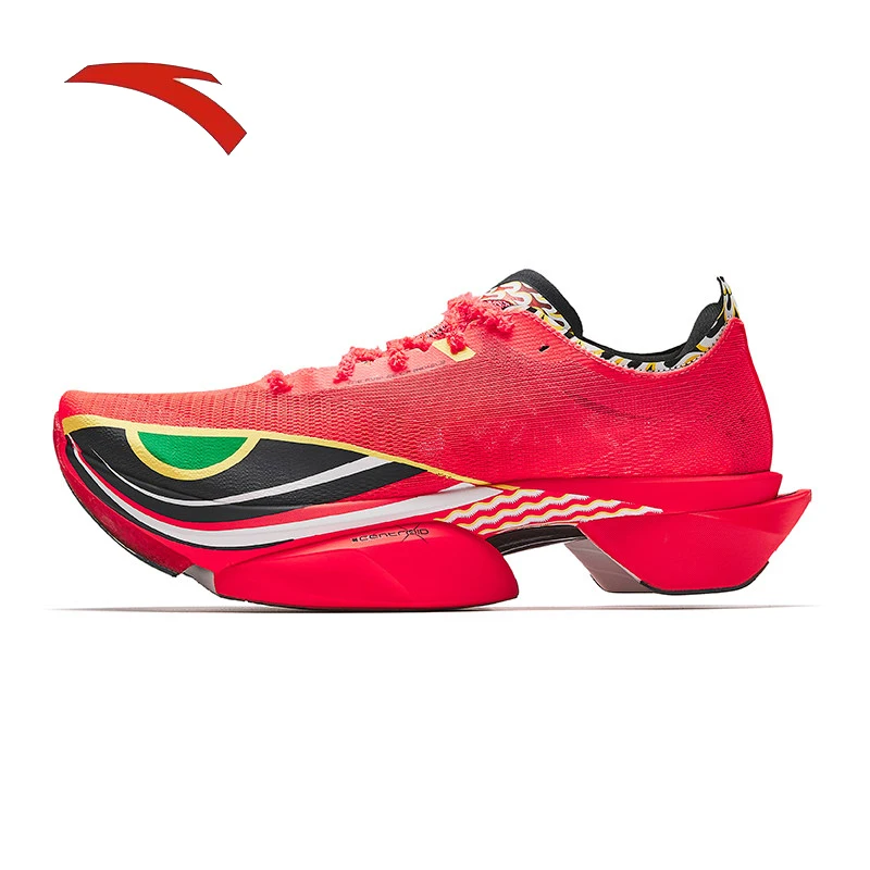 ANTA C10 PRO 2ST RED XINGSHI PEISE Men's professional marathon carbon plate running shoes