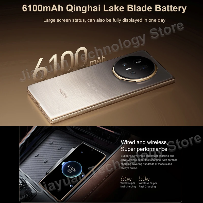 Original HONOR Magic V5 5G Folded Mobile Phone 7.95" Display Snapdragon 8 Elite Camera 50MP Battery 6100mAh GMS Smartphone - Image 3