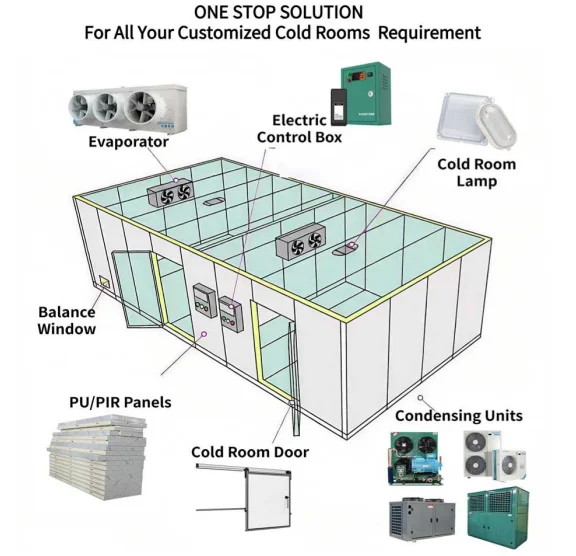 FOODLINE Large Capacity Solar Cold Box Container Auto Charging System For Agricultural Product Cross-country Shipping - Image 6