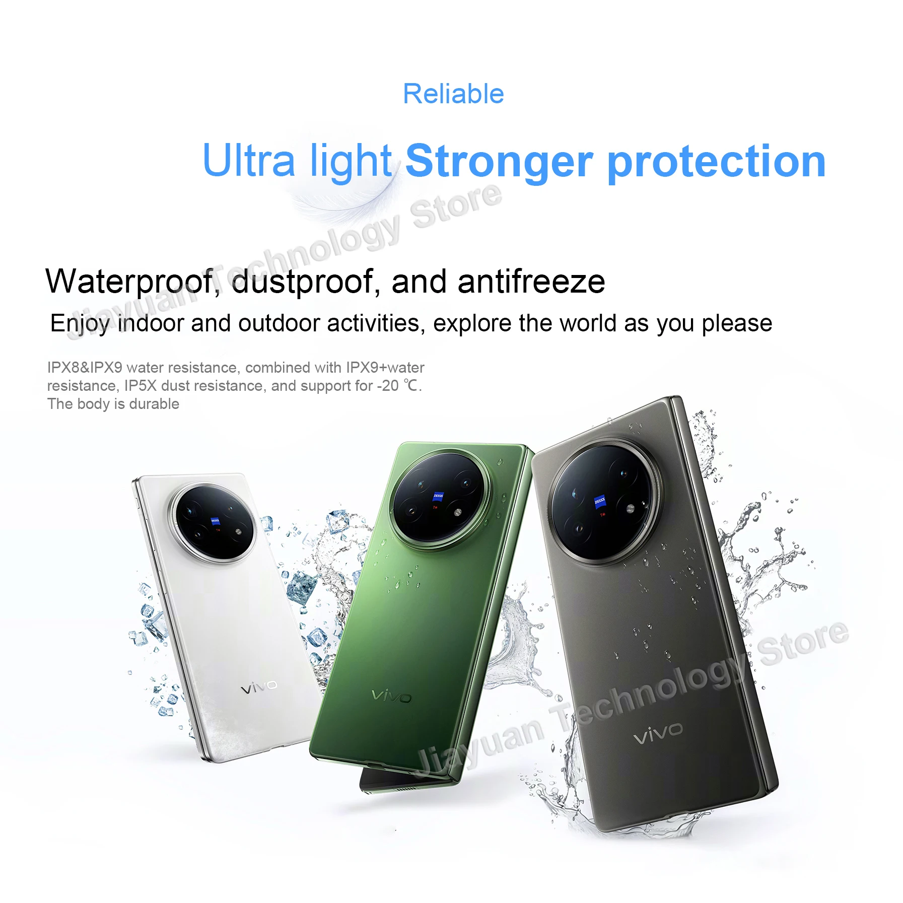 2025 Original Vivo X Fold5 5G Foldable Phone 8.03" Display Snapdragon 8 Gen 3 Camera 50MP Battery 6000mAh CN Version Smartphone - Image 5