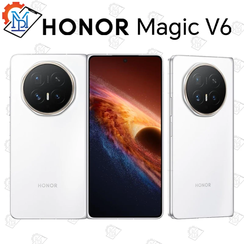 Original HONOR Magic V6 5G Ultra Slim Foldable Flagship 7.95" Display Snapdragon 8 Elite Gen 5 Battery 7150/6850mAh Smartphone