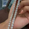 KUGG 100% 18K White Gold Bracelet Luxury Design 9.0carat/14.18carat Real Natural Diamond Bracelet for Women High Party Jewelry
